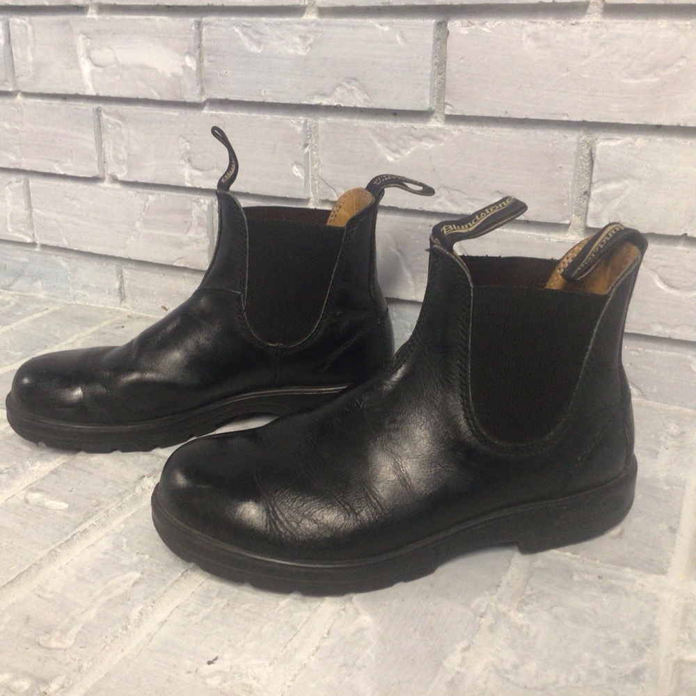 BLUNDSTONE BLACK BOOTS - GREAT CONDITION INSIDE AND OUT - AUS 5/US 8.5